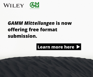 GAMM-Mitteilunge is now offering free format submissions